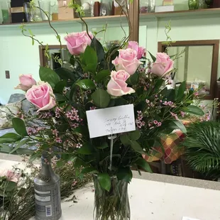 Volcano flowers pink roses