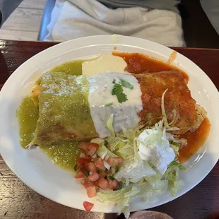 Half pound burrito- HUGE