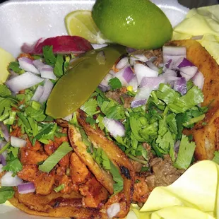 Delicious authentic tacos! Especially their Al Pastor. Mmmm