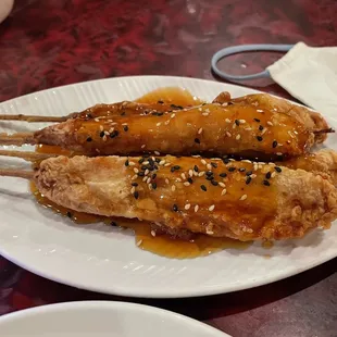 Teriyaki chicken sticks