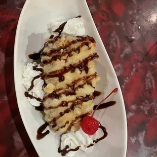 Fried cheesecake
