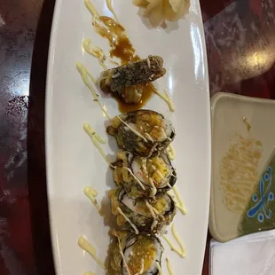 Happy Face appetizer roll