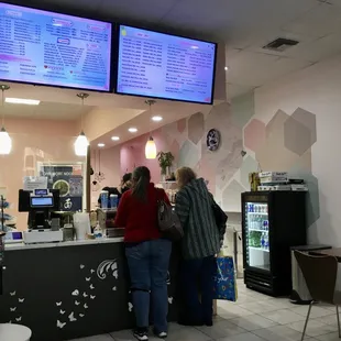 interior, sushi and sashimi