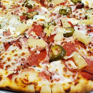a pepperoni pizza