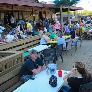 Volleyball Beach deck in Kansas City
