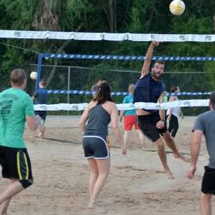 Volleyball Beach in Kansas City