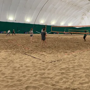 Indoor dome in the winter
