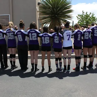 My daughters team - Volleyball in the Q 15-16