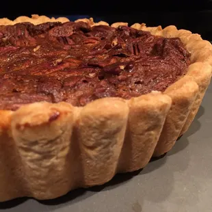 Bourbon pecan pie.  LOVE.