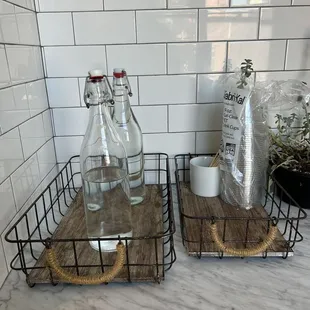 Complementary water on the 2nd floor