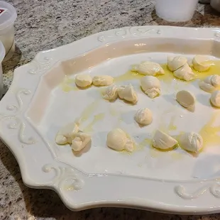 Burrata samples