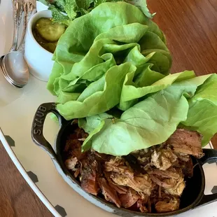 Pork Shoulder Lettuce Wraps