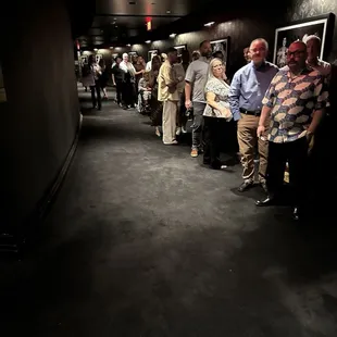 Line of people who had issues with ticjetkaster waiting to hear what was going on and if we would even be let into the venue.