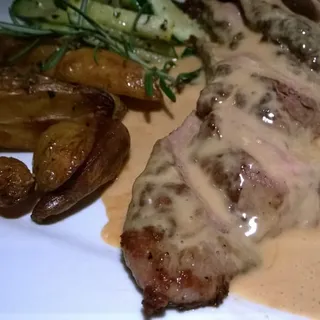 Wild Boar Tenderloin with Gorgonzola Sauce*