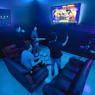 Full RockBand and Guitar Hero setups with Full Bose Surround Sound! Party like Rockstars!