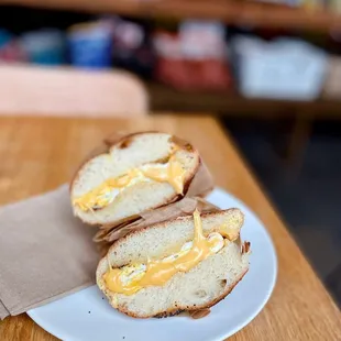 Egg + Cheese on a Poppy Seed Roll