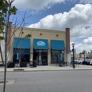 the outside of a store