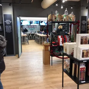 New cooking space in rear of the store.