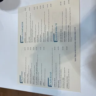 Menu ... thank me later