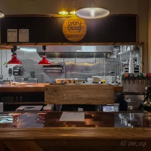 sushi and sashimi, interior