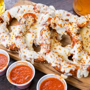 Pepperoni &amp; Cheese Pretzel