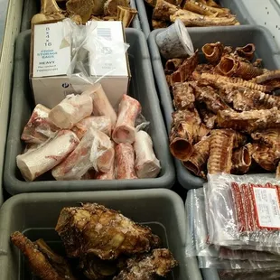 Lots of healthy snacks for your doggie.
