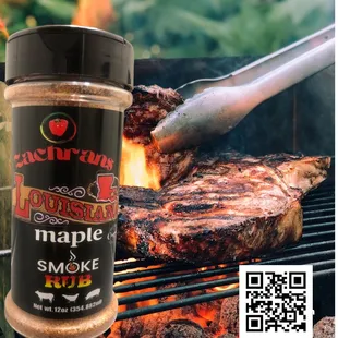 a steak on a bbq grill