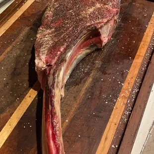 Seasoned it with a little bit of garlic oil in Saskatchewan rub!