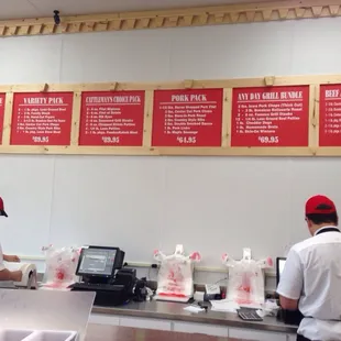 two workers working in a restaurant