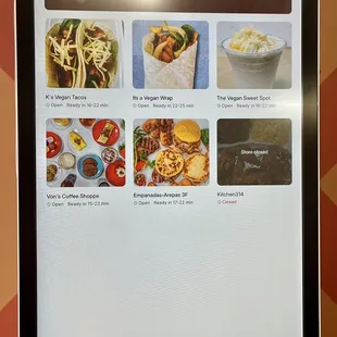 Kiosk for ordering but there are nice people to take your order, too