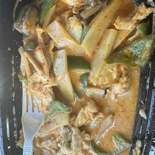 C3. Pad Ped with chicken