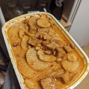 vegan massaman curry.