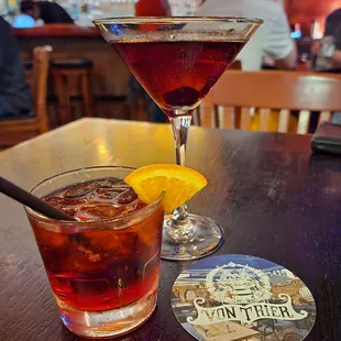 Negroni and Ger-Manhattan