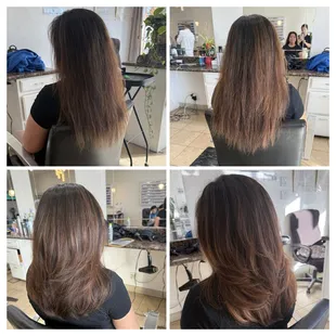 Haircut transformation by Ana...
