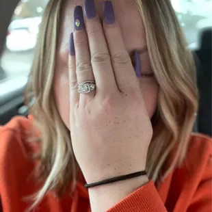 We recently did a short cut with a longer front &amp; more blonde this time.