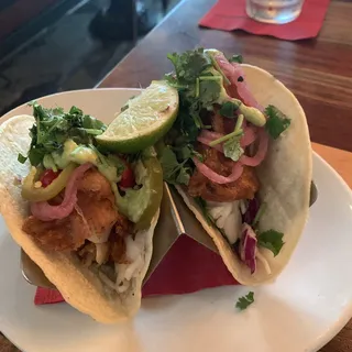 Beer Battered Alaskan Cod Tacos