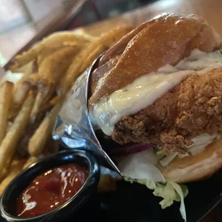 Mary's Peppered Fried Chicken Sandwich