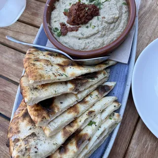 Roasted Eggplant Hummus**