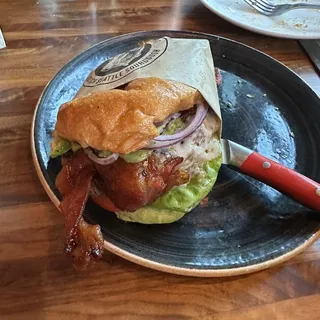 Hass Avocado and Billionaire's Bacon