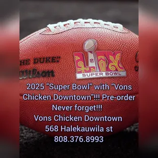 02.09.25 Super Bowl special business hours 
Am 10:00 to pm 04:00