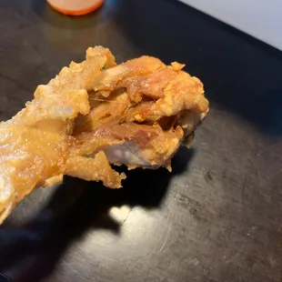 Crispy chicken that was thrown out