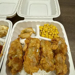 Garlic boneless chicken plate