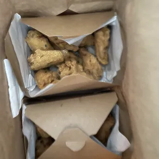 10 pcs each of Crispy Fried Chicken &amp; Garlic Crispy Fried Chicken