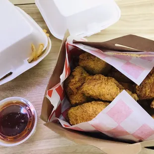 Snow wing French fries