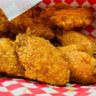 Crispy Fried Chicken Wings (HALF) - Really good