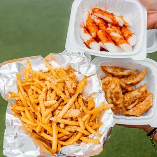 Snow Fries, Mandoo and Tteokbokki