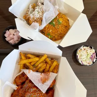 Combo Meals with Honey Butter and Yangyum boneless
