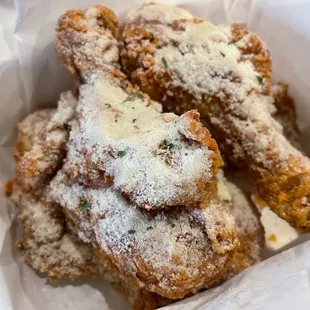 C. 1/2 Crispy Fried Chicken with Honey Butter