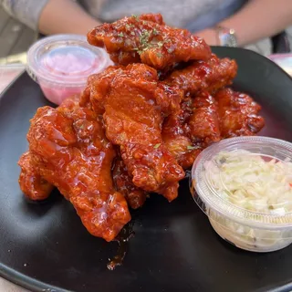 D. Crispy Yangnyeom Chicken Half