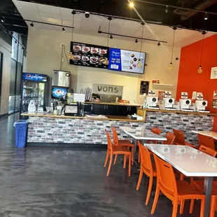 interior, sushi and sashimi